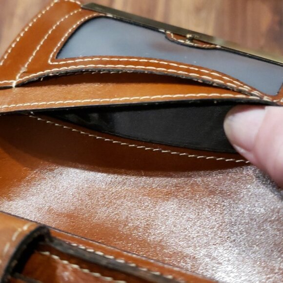 Patricia Nash Embossed Cametti Leather Trifold Wallet - Picture 8 of 11